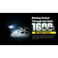 thumbnail image 3 of Nitecore HC70 UHE 1600 Lumen Rechargeable Headlamp with Extra Long Runtime + Nitecore Sticker, 3 of 6