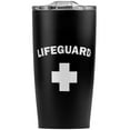 thumbnail image 2 of Lifeguard Red And White Stainless Steel 20 oz Travel Tumbler, Vacuum Insulated & Double Wall with Leakproof Sliding Lid | Great for Coffee/Hot Drinks and Cold Beverages, 2 of 6