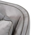 thumbnail image 7 of Michael Amini Roxbury Park 94"W Velvet Sofa in Steel Gray/Slate, 7 of 7