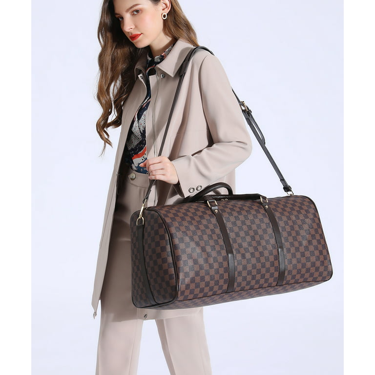Louis Vuitton Keepall Bandouliere Damier Azur 55 Shoulder Overnight Handbag