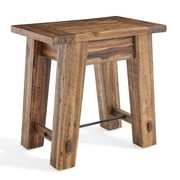 Alaterre Durango 27"W Industrial Wood End Table