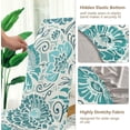 thumbnail image 3 of Floral Pattern Versatile Chair Covers, Stretchy Fabric Dining Room Chair Covers, Armless Dining Seat Covers Set of 4, Dining Chair Covers Washable, 3 of 6