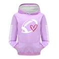 thumbnail image 6 of Ruyang Boys Girls Baseball Hoodies School Hooded Sweatshirts Pocket Long Sleeve Preppy Pullover Hoodie Oversized Tops, 6 of 7