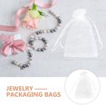 thumbnail image 4 of 100 Uds pequeñas bolsas de regalo bolsas de malla decorativas bolsas de favores de fiesta bolsas de regalo con cordón bolsas de dulces, 4 of 7