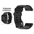 thumbnail image 1 of Correa de reloj TPE para Fitbit Versa 2/Versa/Versa Lite S (negro), 1 of 9