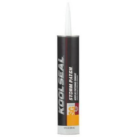 - Kool Seal 10.5 OZ Tube White Wet/Dry Acrylic Patching Cement 2PK