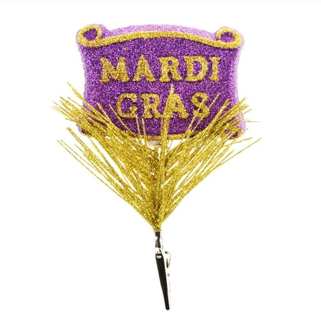 Way To Celebrate Mardi Gras Glitter Sign Clip