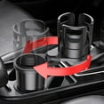 thumbnail image 4 of Car Cup Expander Adapter, Vehicle-Mounted Water Cup Drink Multifunctional, 360 Degrees Rotating Car Dual Cup Mount Stand Expander, 4 of 7
