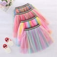 thumbnail image 6 of GYRATEDREAM Baby Girls Rainbow Tutu Skirts Toddler Layered Tulle Dance Skirts Kids Princess Dress Ballet Dance Dress Birthday Party Clubwear for 1-8 Years, 6 of 7