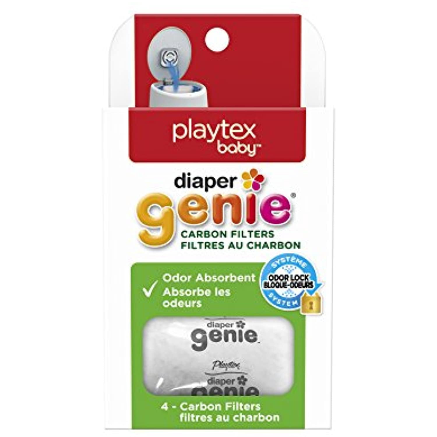 Playtex Diaper Genie Carbon Filter Ideal For Use With Diaper Genie Complete Walmart Com