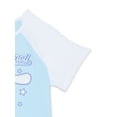 thumbnail image 3 of Sanrio Cinnamoroll Girls Raglan Graphic Tee with Short Sleeves, Sizes 4-16, 3 of 3