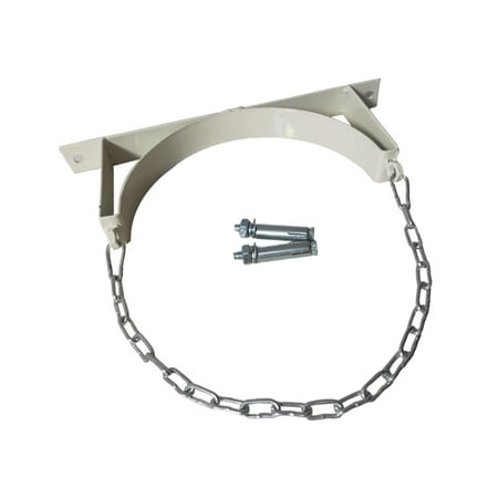 

Esquirla Gas Cylinder Bracket Gas Tank Wall Holder Bottles Holder Wall Mounted Portable Metal Wall Bracket Support Tanks Holder Single White