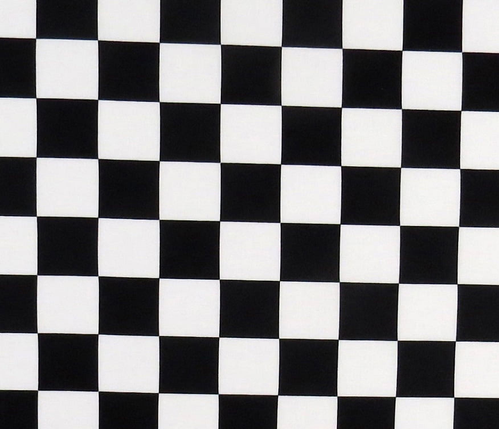 SheetWorld Fitted 100% Cotton Percale Pack N Play Sheet 29 x 42, Black White Checkerboard