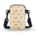 thumbnail image 2 of HELLHERO Corgi Patterni Double-layer Messenger Bag with Adjustable Shoulder Strap Polyester 4.33x1.97x7.09 for Unisex, 2 of 7