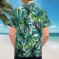 thumbnail image 6 of High Quality Hawaiian Shirts for Men Short Sleeve Aloha Beach Shirt Floral Summer Casual Button Down Shirts Blouses A5K4B3, 6 of 7