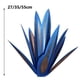 thumbnail image 4 of Qtmnekly Tequila Escultura rústica de metal Planta de agave Decoración del hogar Adornos de jardín de agave de metal pintados a mano rústicos para exteriores, 35 cm, 4 of 6