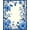 Blue, Pattern 6, variant on ODIKA 4'x6' Machine Washable Non-Slip Area Rug, Seaside Blossom Retreat Decorative High Traffic Rug, Blue, 229154