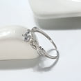 thumbnail image 2 of Engagement Ring Sterling Silver Cz Versia Filigree Womens Ginger Lyne Collection, 2 of 5