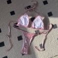 thumbnail image 5 of BKQCNKM Bikini Sets for Women, Micro Bikini, Triangle Bikini, String Bikini, Pink S, 5 of 5