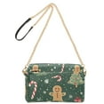 thumbnail image 2 of FORMRS Women Crossbody Purse with Chain Strap Vegan Leather Shoulder Handbag, Christmas Gingerbread, 2 of 7