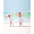 thumbnail image 3 of Blue Checkered Beach Towels Oversized Super Absorbent, Blue White Buffalo Plaid Lightweight Bath Towel Quick Dry Sets For Bathroom/Pool/Rv Camping/Beach Play/Gym Room/Picnic 35"x70", 3 of 8