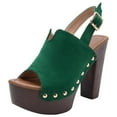 thumbnail image 2 of Nuevas sandalias de mujer cómodas de suela gruesa de tacón alto de boca de pescado Wmkox8yii  hfjk3666, 2 of 6