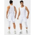 thumbnail image 3 of Men's One-Leg Leggings Basketball Breathable Fitness Training One-Leg Tights_x, 3 of 5