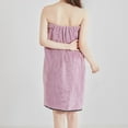thumbnail image 6 of SSZMDLB under $5 Bath Towel, Wearable Bath Towel, Strapless Velvet Shower Wrap for Women, Post Shower Robe, Soft and Absorbent, Spa Robe, Lounge Cover, Beach Cover Up, 6 of 8