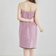 thumbnail image 5 of Falda de ducha de terciopelo, toalla de terciopelo sin tirantes, 1 toalla de baño suave con alta absorción y secado rápido para spa, piscina, playa y después de nadar para mujeres y niñas., 5 of 8