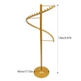 thumbnail image 2 of Modern Spiral Rotating Clothing Rack Free Standing Heavy Duty Garment Rack Gold, 2 of 13