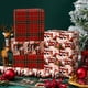 thumbnail image 3 of Papel de regalo Ulmasinn, 43 cm x 10 m, doble cara, Santa Plaid, 3 of 8