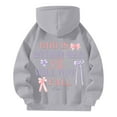 thumbnail image 3 of YUEHUA Cute Girls Bow Graphic Sweatshirt Christian Hoodies For Kids God Kawaii Hoodie Letter Pullover Long Sleeve Shirts Top, 3 of 5
