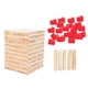 thumbnail image 1 of 100 piezas de juegos de apilamiento de madera, bloques de caída, actividades de aprendizaje preescolar, juguetes Montessori, rompecabezas para fiestas, 1 of 9