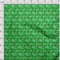 thumbnail image 3 of oneOone Viscose Chiffon Green Fabric Batik Fabric For Sewing Printed Craft Fabric By The Yard 42 Inch Wide, 3 of 4