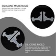 thumbnail image 5 of KAKOWELY 2pcs DIY Crystal Epoxy Mold Storage Display Rack Casting Mold Tools (White),9.84"X7.09"X0.59", 5 of 5
