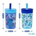 thumbnail image 3 of Magma Life Vaso Entrenador para Niños Twin Tumb, 450 ml (2Pzs), Popote Flexible Antiderrames, Fácil de Limpiar, Ideal para Viajes, Botella de Agua para Niños, Apto para Lavaplatos, 3 of 8