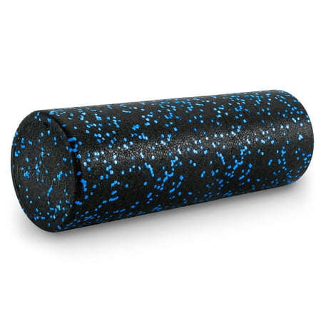 ProsourceFit High Density Speckled Black Foam Roller for Myofascial Release, Trigger Point Massage, and Muscle Therapy