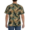 thumbnail image 3 of Bixox Men's Camouflage Rabbit Printed Short Sleeve Skinny Athletic T-Shirt, 3 of 6