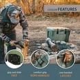 thumbnail image 6 of Lifetime 55 qt Bear-Resistant Camping Cooler, Premium High Performance, Ice Retention, Hard Cooler, 60 Can Capacity, Moss Fusion (91447), 6 of 13
