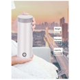 thumbnail image 5 of Mini Bouilloire de Voyage en Acier Inoxydable avec Tasse Portable, Adaptateur Eu, Blanc, 5 of 5