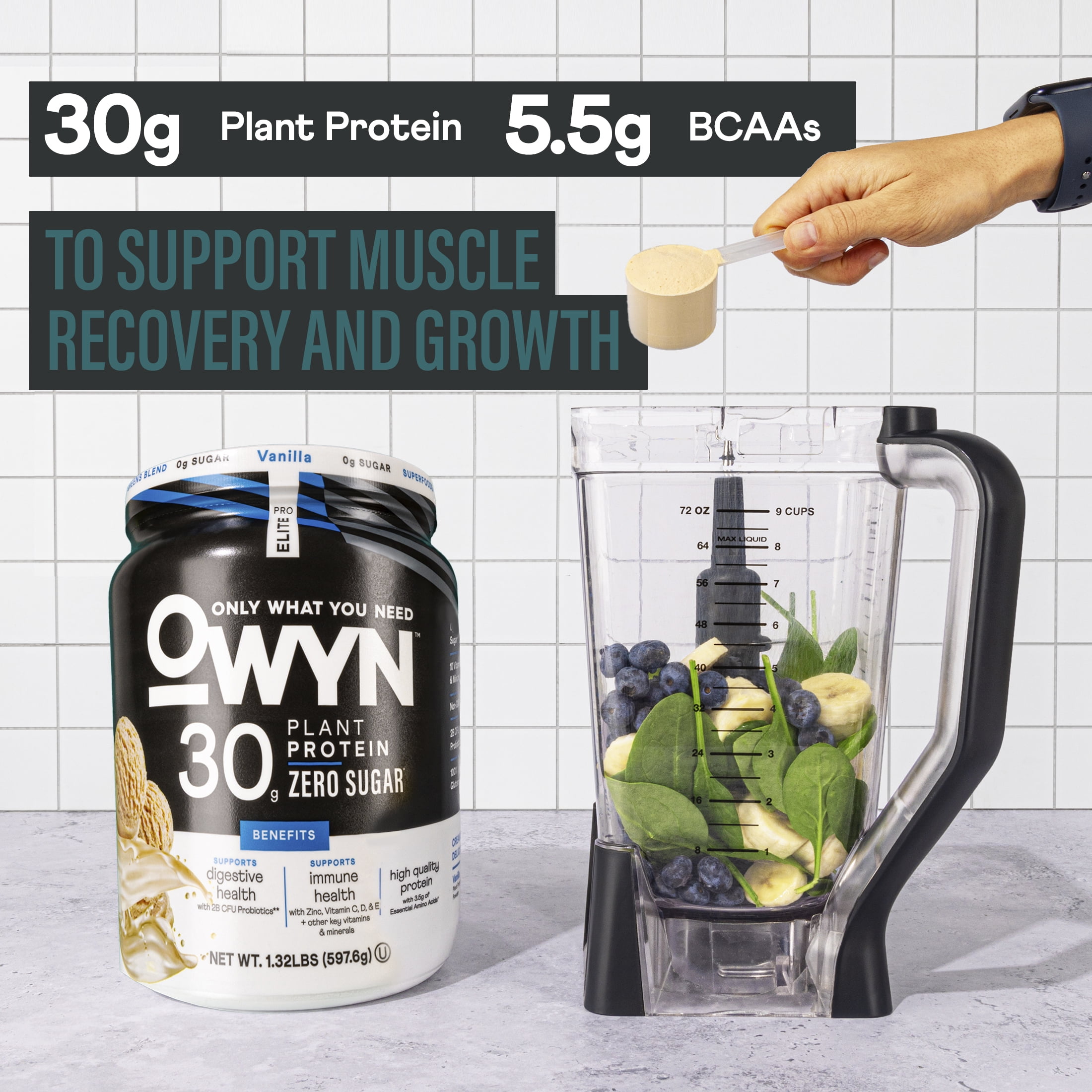OWYN Pro Elite 30g High Protein Powder, Vanilla, Single