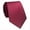 Burgundy, variant on Men’s Navy Blue Tie, Solid Color Necktie for Business and Wedding