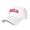 White, variant on Usa Weightlifting Casual Sandwich Baseball Cap Adjustable For Men For Women