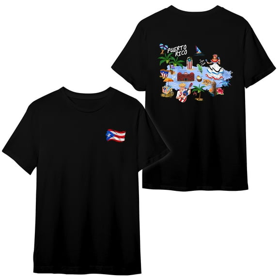 FLAGWIX Patriotic Puerto Rico T-Shirt TPT1918TS