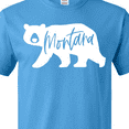 thumbnail image 4 of Inktastic Montana White Bear Silhouette T-Shirt, 4 of 5
