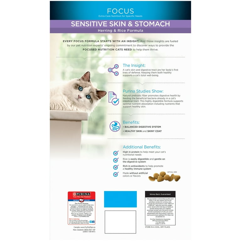 Pro plan focus sensitive skin and stomach cat deals