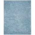 thumbnail image 3 of SAFAVIEH Supreme Charlton Solid Plush Polyester Shag Area Rug, Light Blue, 5' x 8', 3 of 9