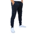 thumbnail image 4 of Jogger cargo de gabardina stretch John Silver Corte skinny color azul petróleo, 4 of 5