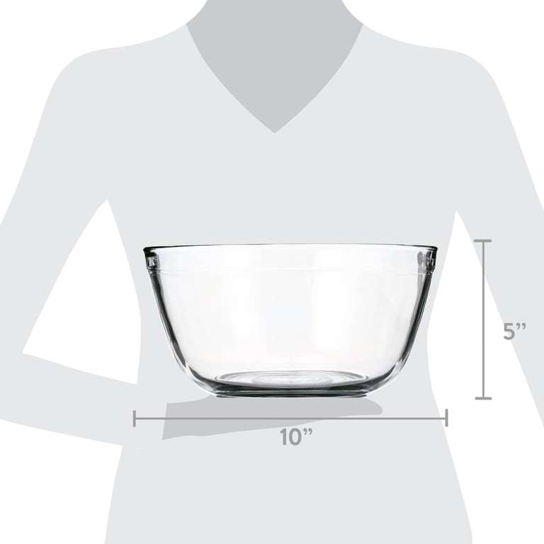 Mainstays 4-Quart Clear Glass Mixing Bowl photo 8