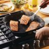 thumbnail image 2 of Anolon Advanced Home Hard-Anodized Nonstick Deep Square Grill Pan, 11-Inch, Onyx, 2 of 7
